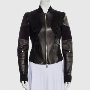 Dsquared leather biker jacket